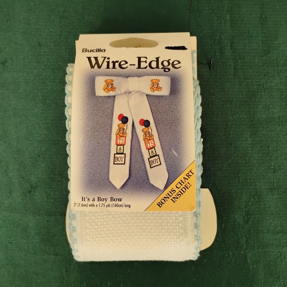 Bucilla Wire-Edge Baby Celebration Bow